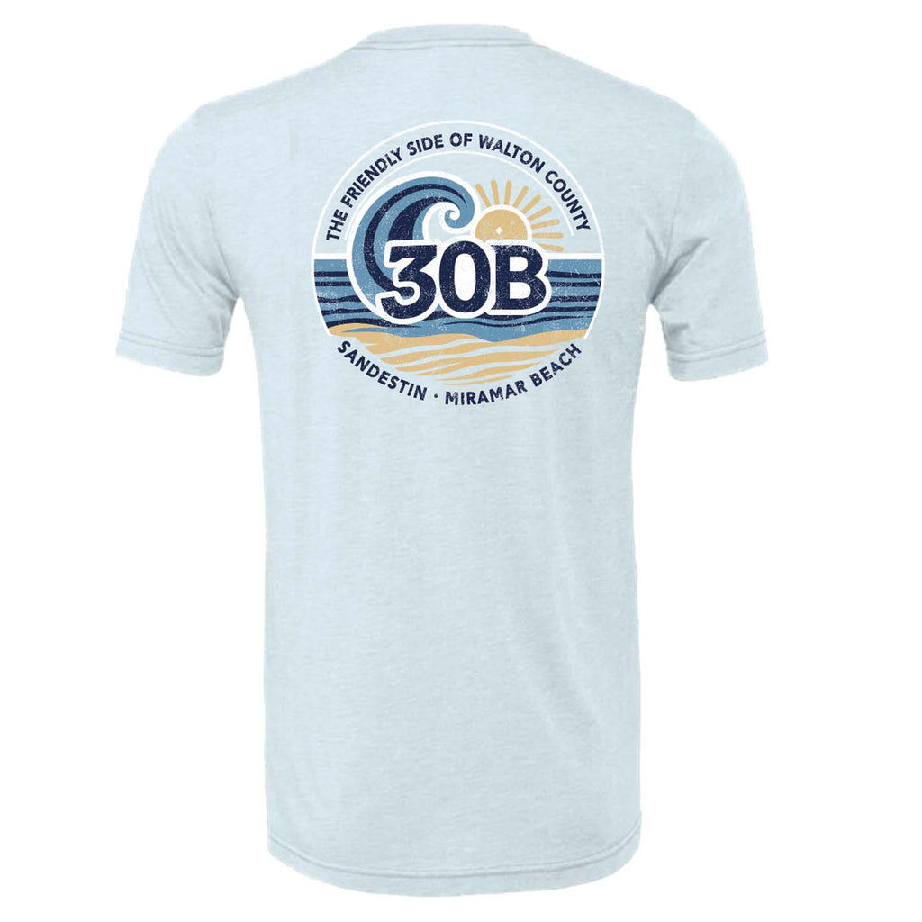 30B Beach Logo Tee (Ice Blue)