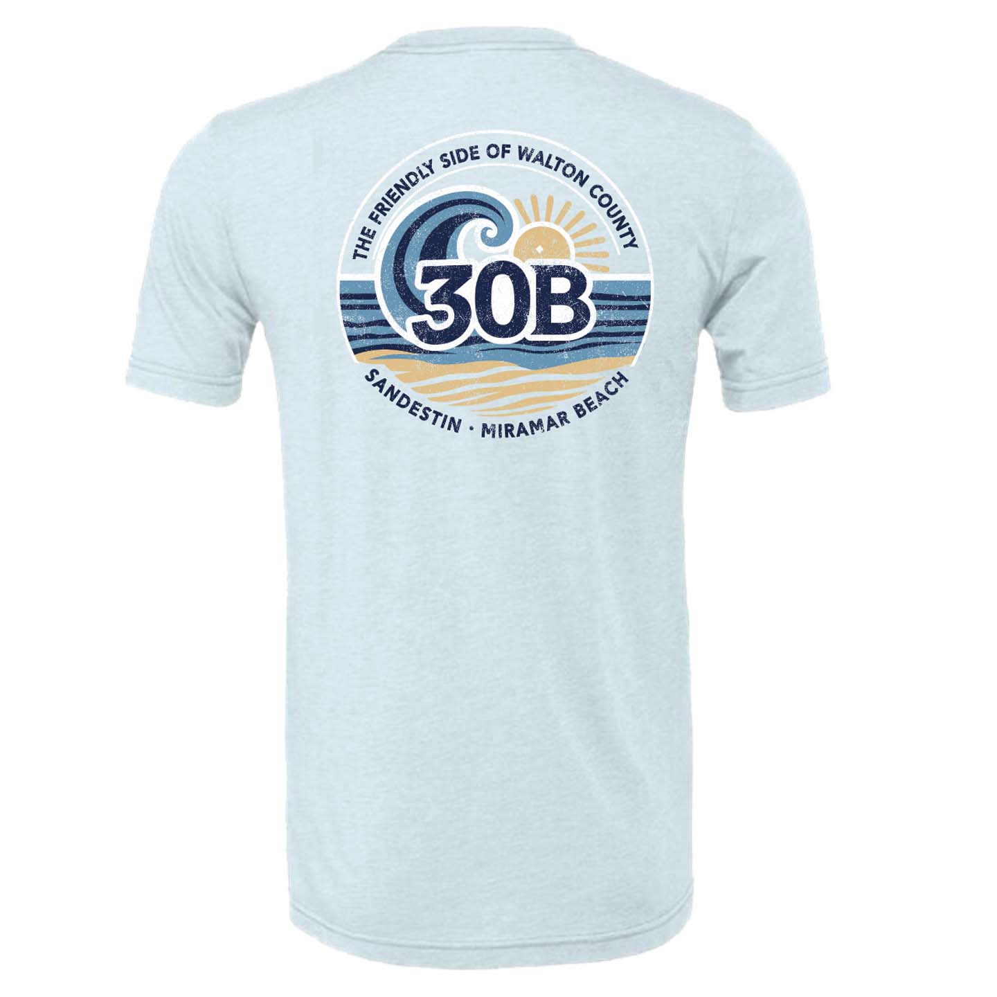 30B Beach Logo Tee (Ice Blue)