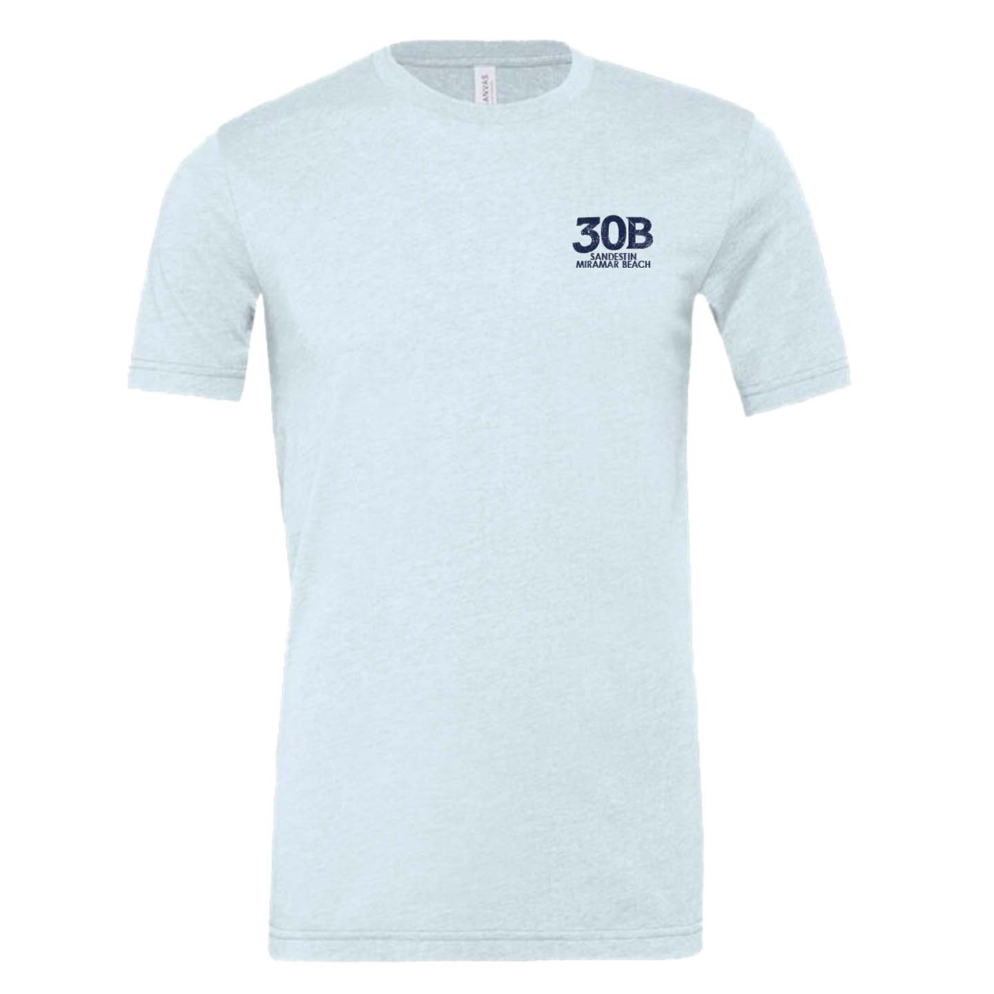30B Beach Logo Tee (Ice Blue)