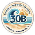 30B Beach Sticker